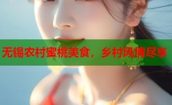 无锡农村蜜桃美食，乡村风情尽享