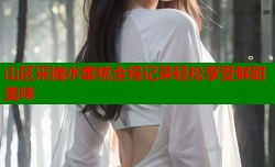 山区采摘水蜜桃全程记录轻松享受鲜甜美味