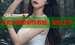 巧克力蜜桃制作教程，轻松上手