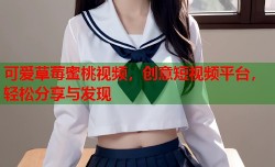 可爱草莓蜜桃视频，创意短视频平台，轻松分享与发现